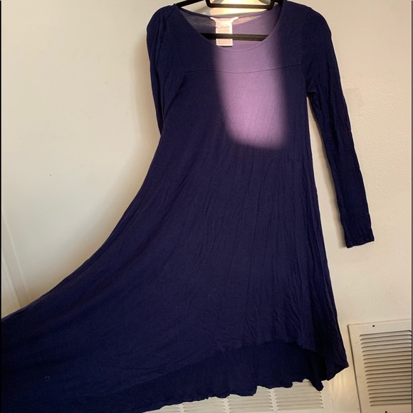 BCBG Generation Asymmetrical blue dress - Picture 2 of 4